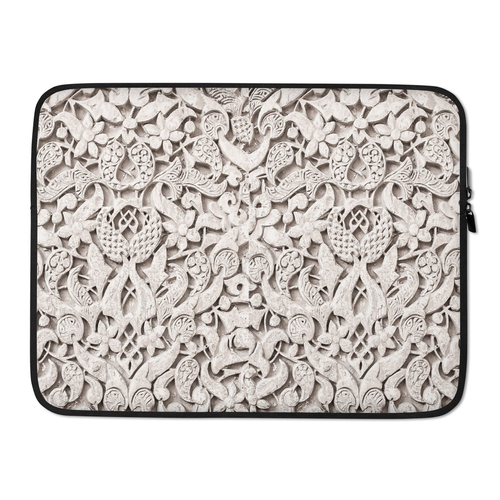 Alhambra Palace Floral Islamic Pattern Laptop Sleeve (13" or 15") - Artwork by Lili