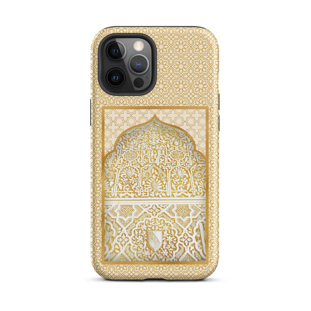 Alhambra Palace Gold Accent Islamic Pattern Tough Case for iPhone® - Artwork by Lili