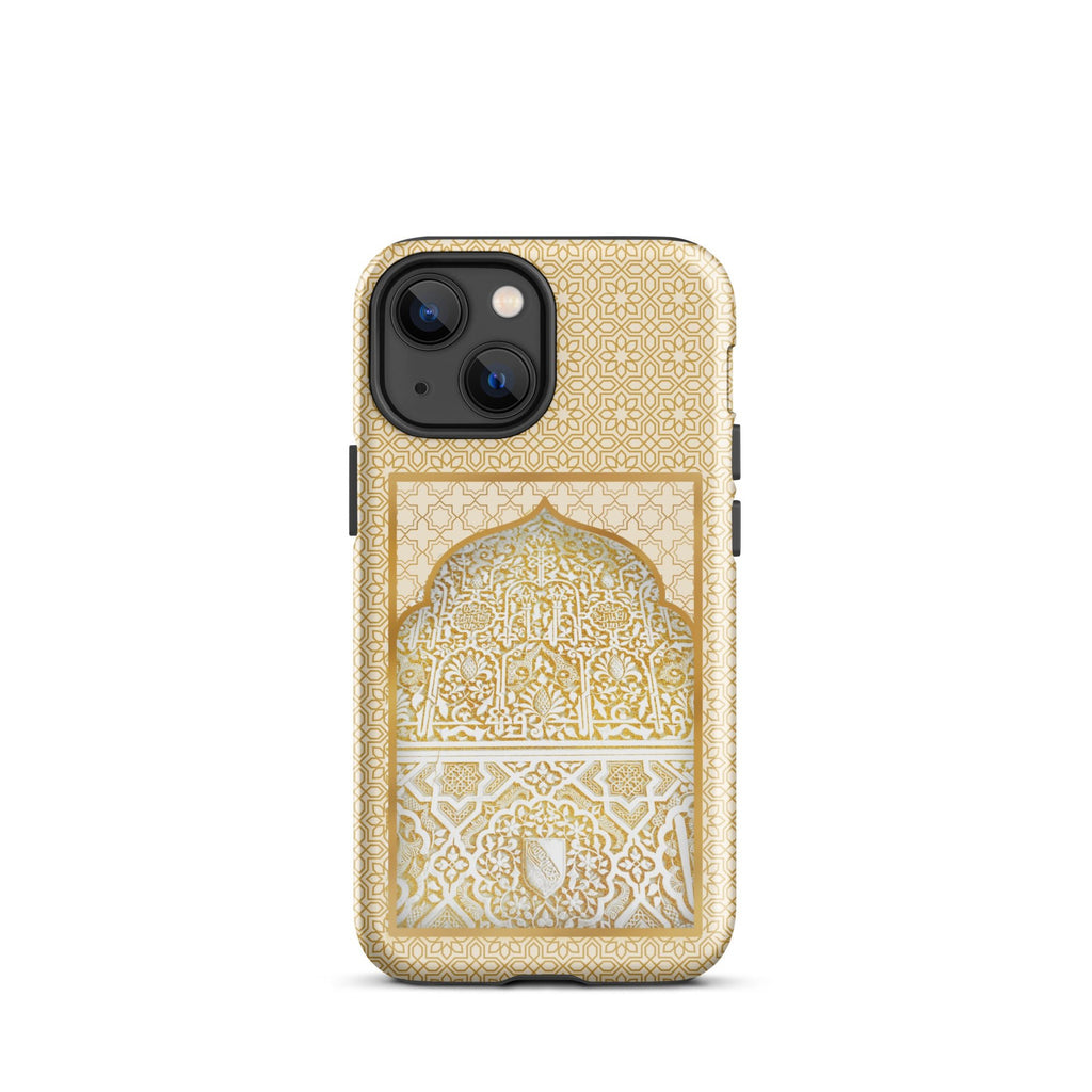 Alhambra Palace Gold Accent Islamic Pattern Tough Case for iPhone® - Artwork by Lili