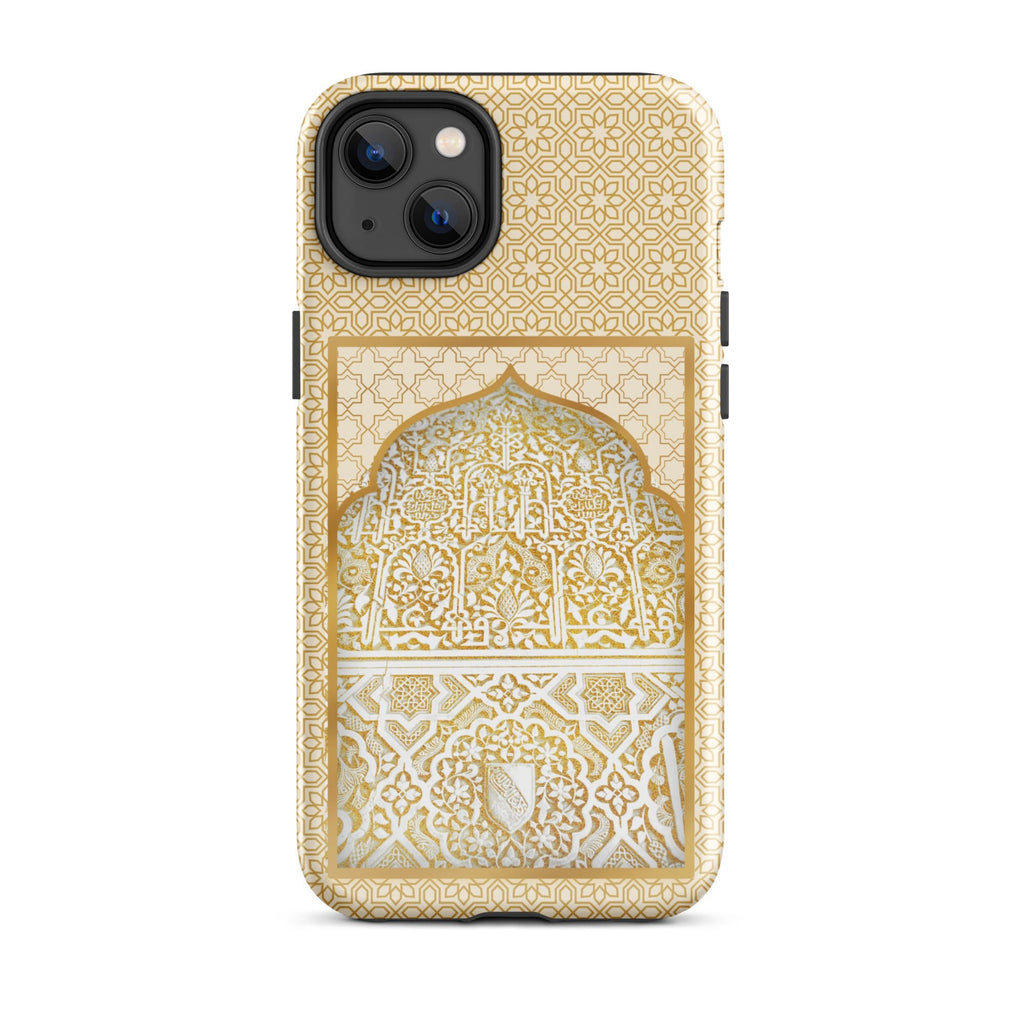 Alhambra Palace Gold Accent Islamic Pattern Tough Case for iPhone® - Artwork by Lili