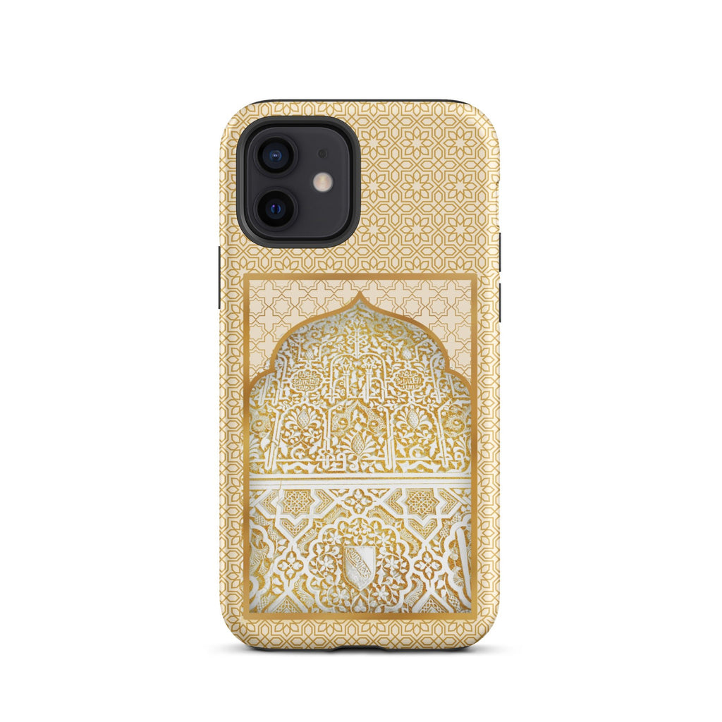 Alhambra Palace Gold Accent Islamic Pattern Tough Case for iPhone® - Artwork by Lili