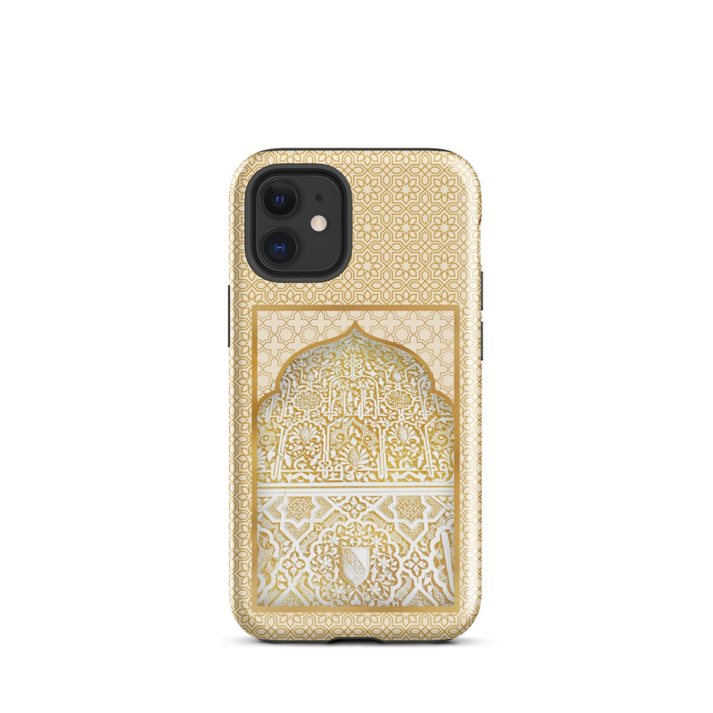 Alhambra Palace Gold Accent Islamic Pattern Tough Case for iPhone® - Artwork by Lili