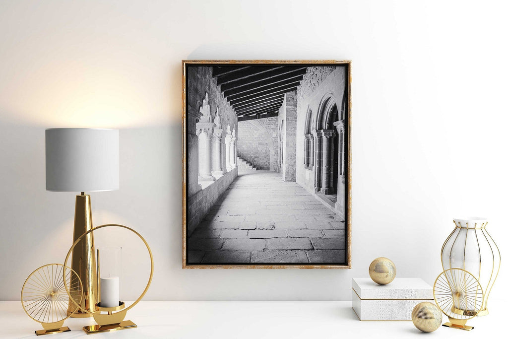 Barcelona Architecture Black & White Photography, Spain Travel Prints, Home & Office Wall Decor - Artwork by Lili