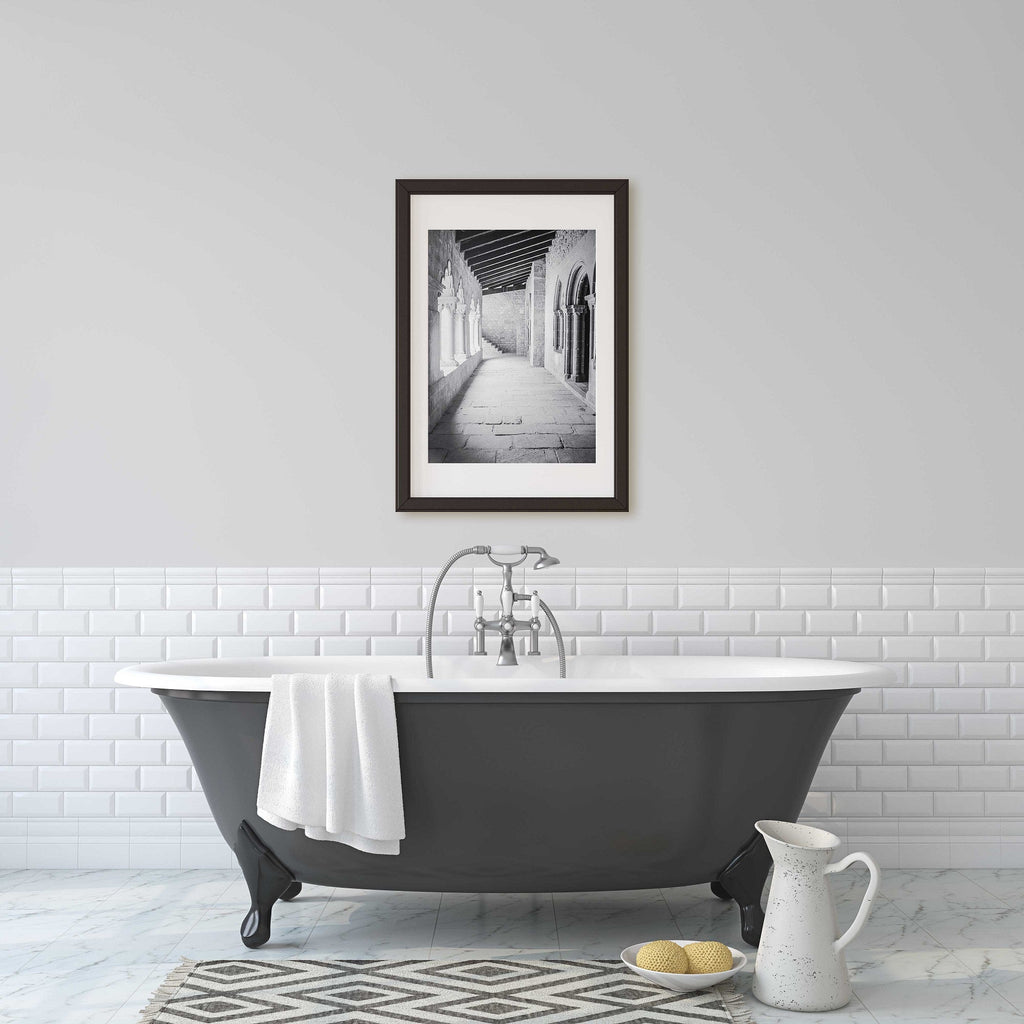 Barcelona Architecture Black & White Photography, Spain Travel Prints, Home & Office Wall Decor - Artwork by Lili