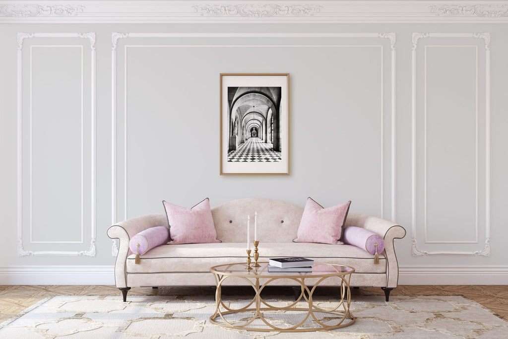Château de Versailles B&W Prints, France Architecture and Travel Photography, Black and White Home & Office Wall Art Prints - Artwork by Lili