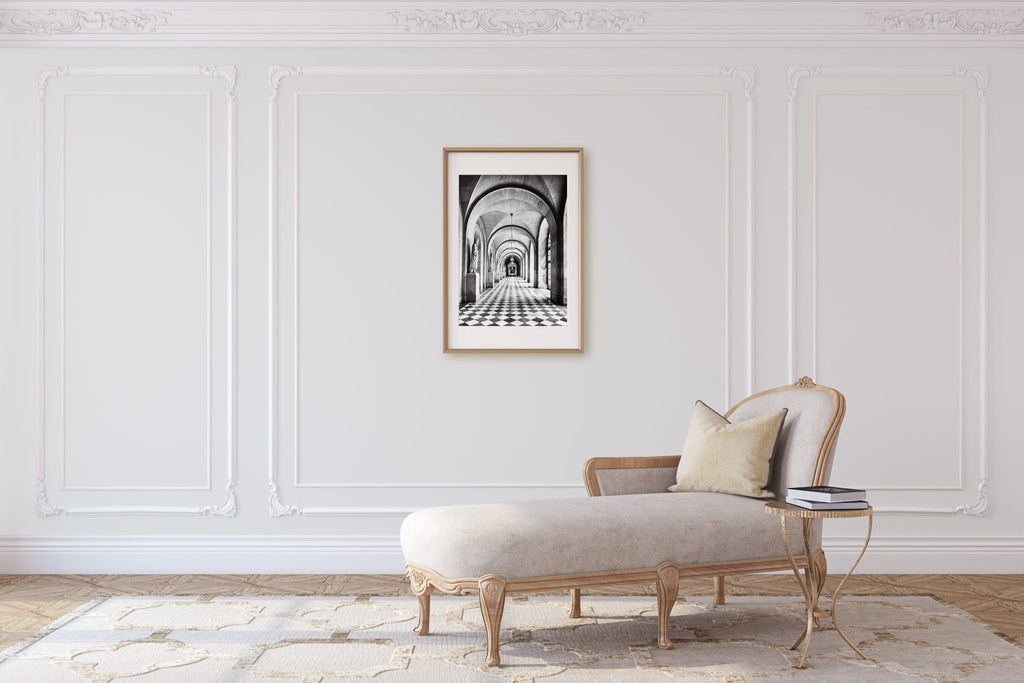 Château de Versailles B&W Prints, France Architecture and Travel Photography, Black and White Home & Office Wall Art Prints - Artwork by Lili