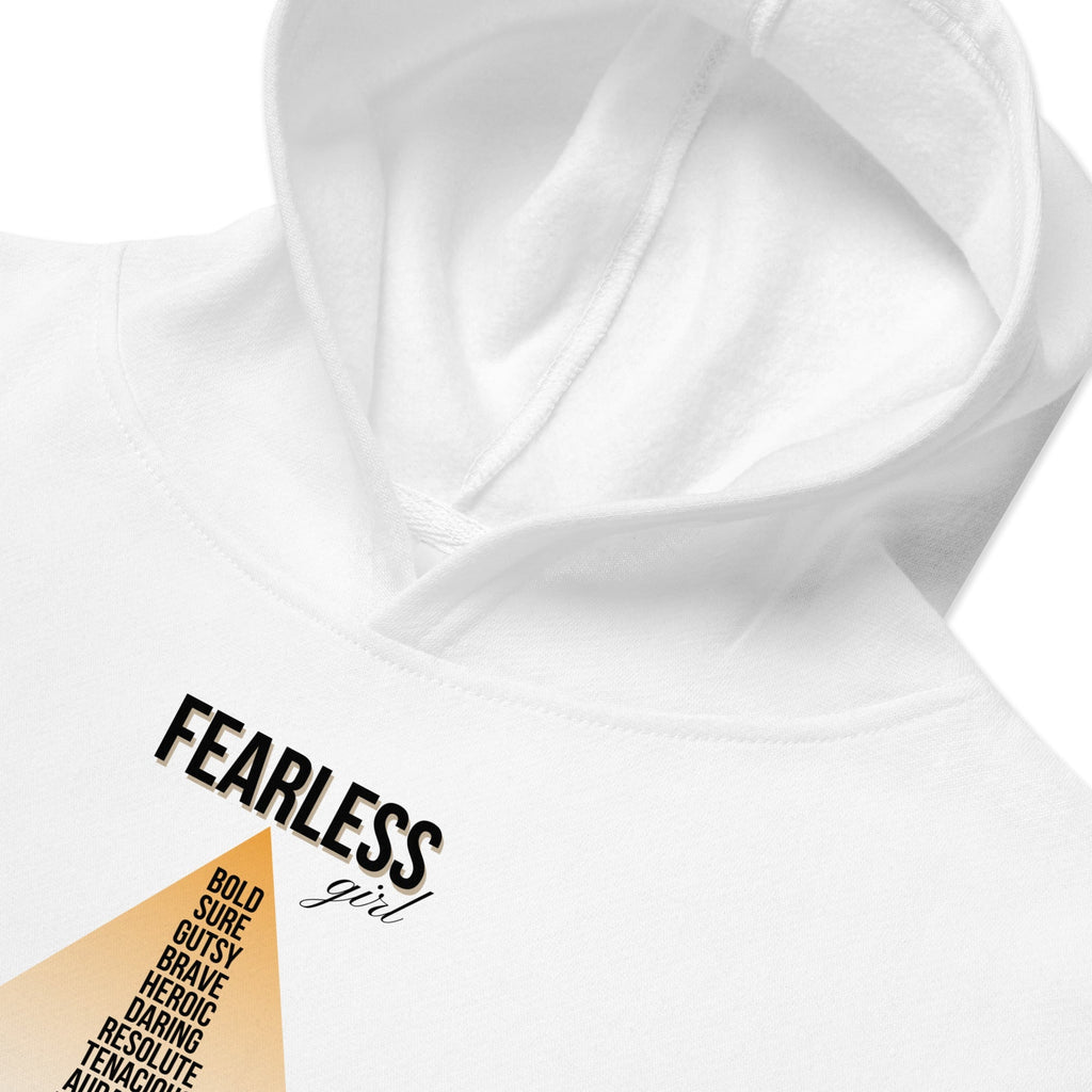 "Fearless Girl" Kids Fleece Hoodie - Artwork by Lili