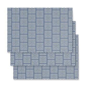 Greek Key Pattern Wrapping Paper (3 sheets) - Artwork by Lili