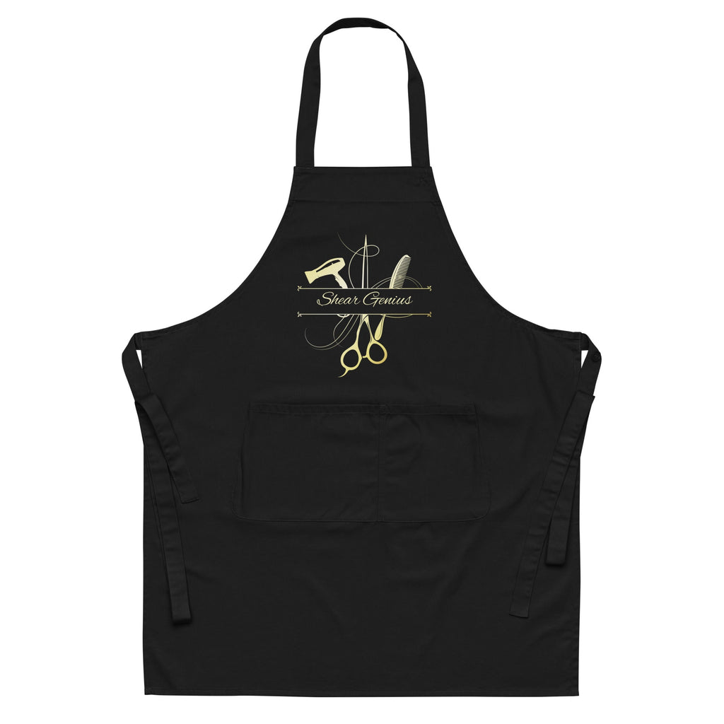 Hairstylist "Shear Genius" Organic Cotton Apron - Artwork by Lili