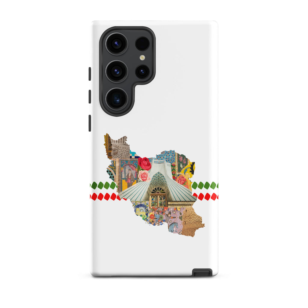 Iran Map Art Tough case for Samsung® - Artwork by Lili