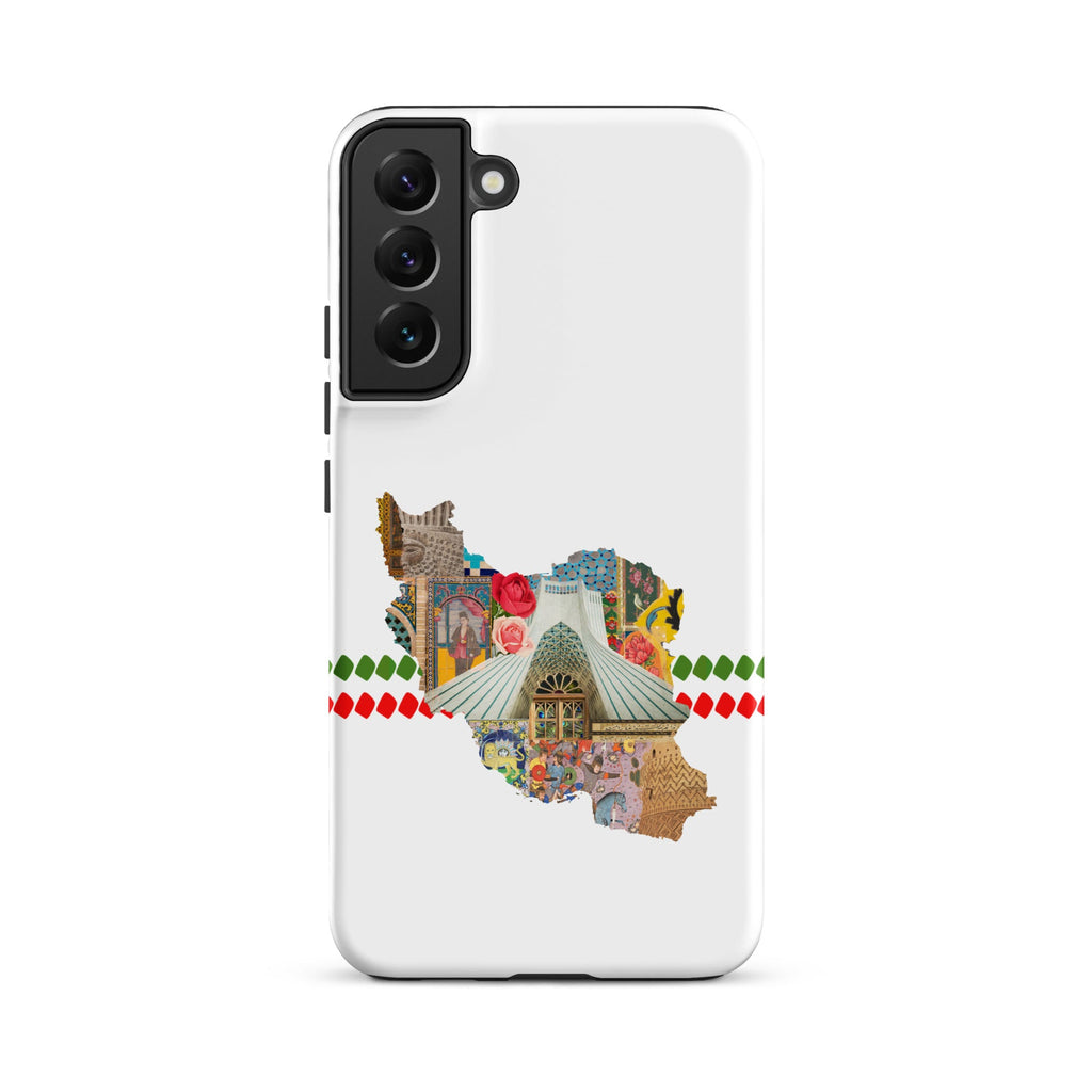 Iran Map Art Tough case for Samsung® - Artwork by Lili