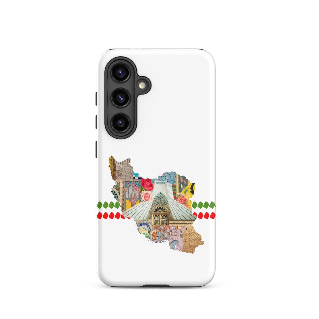 Iran Map Art Tough case for Samsung® - Artwork by Lili