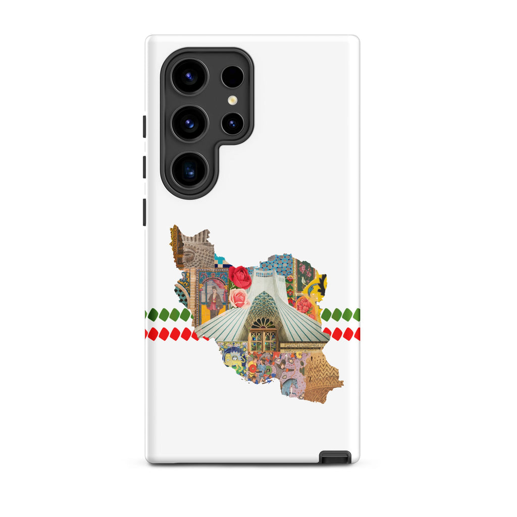 Iran Map Art Tough case for Samsung® - Artwork by Lili