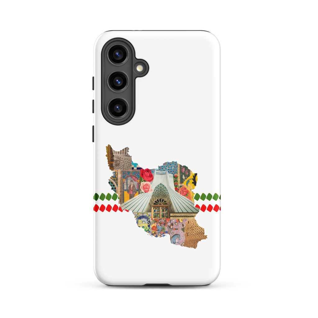 Iran Map Art Tough case for Samsung® - Artwork by Lili