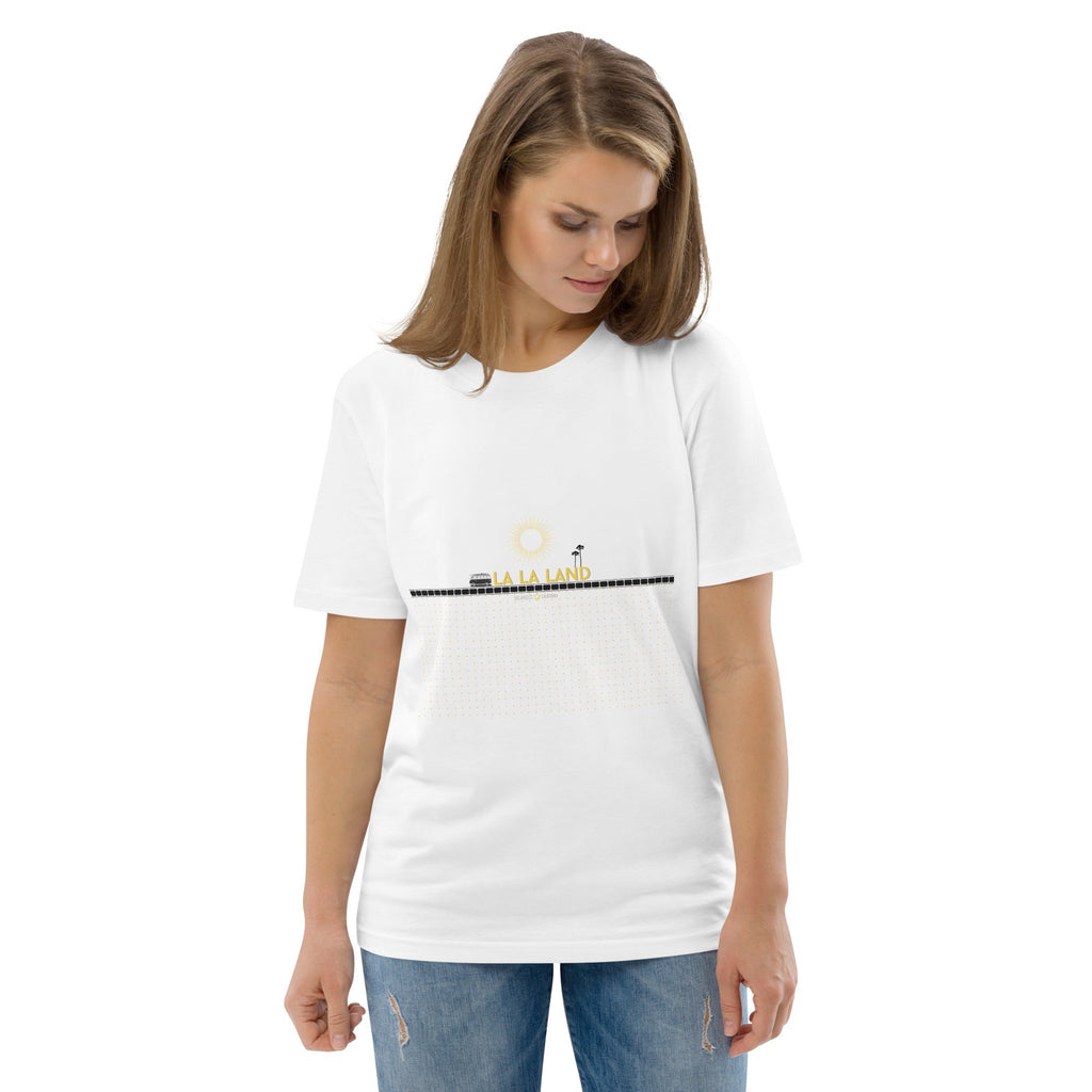 LA LA LAND Unisex Organic Cotton T-shirt - Artwork by Lili