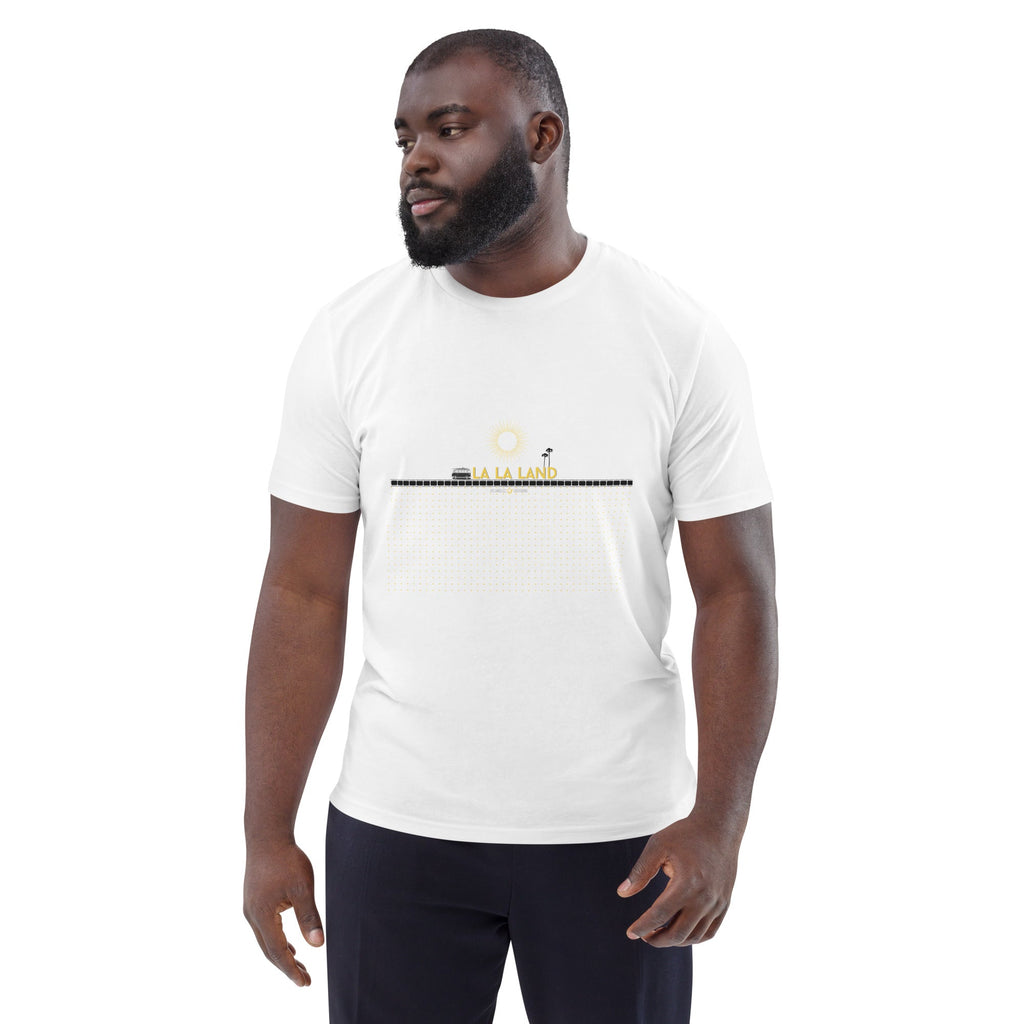 LA LA LAND Unisex Organic Cotton T-shirt - Artwork by Lili