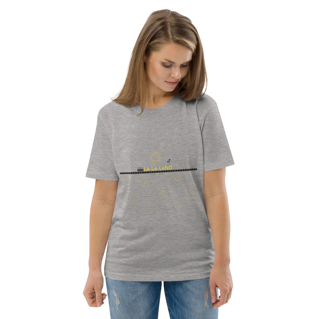 LA LA LAND Unisex Organic Cotton T-shirt - Artwork by Lili