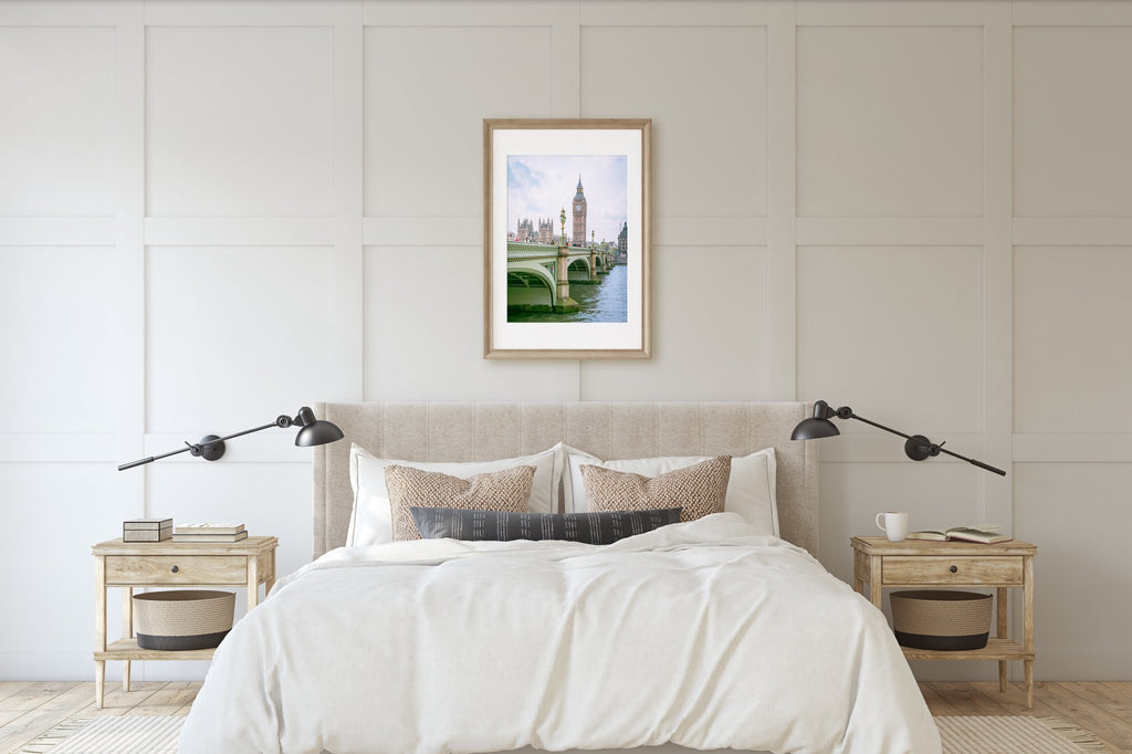 London Big Ben Photography, Thames River Westminster Bridge, City of London England Travel Prints, Home & Office Wall Decor - Artwork by Lili