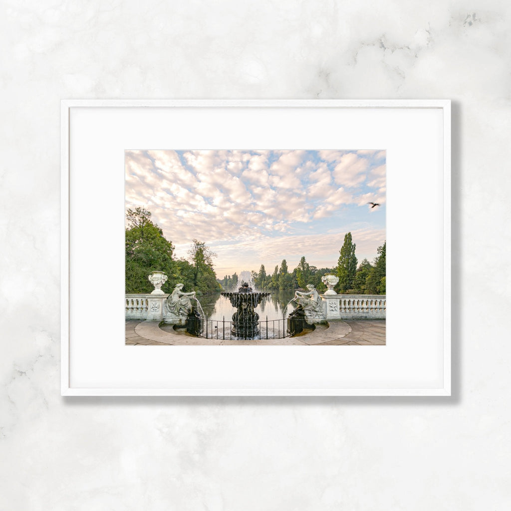 London Kensington Park Italian Gardens Photography, English Landscape and Scenery Prints, Light Airy Bright, Home & Office Decor - Artwork by Lili