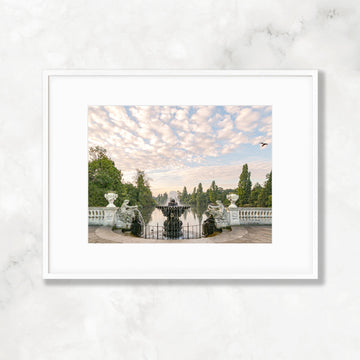 London Kensington Park Italian Gardens Photography, English Landscape and Scenery Prints, Light Airy Bright, Home & Office Decor - Artwork by Lili