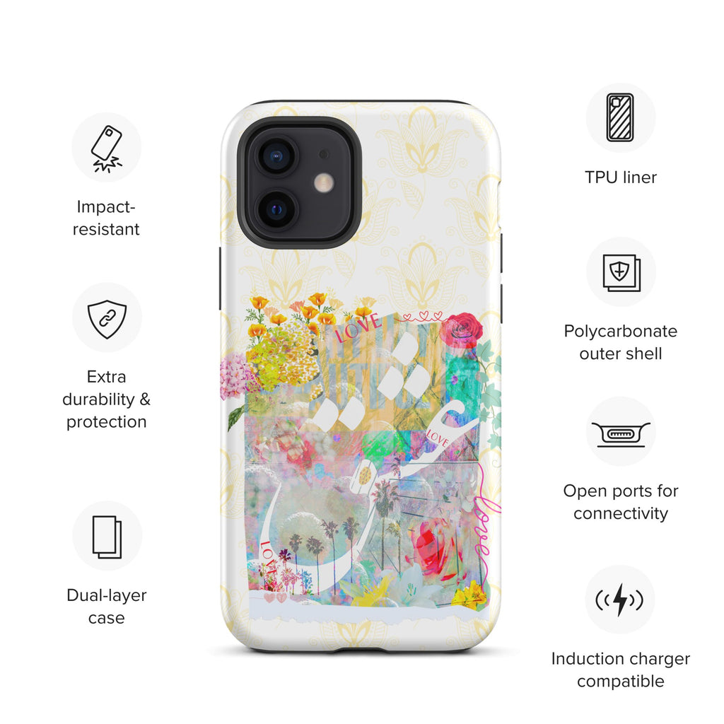 Love Garden (Eshgh in Farsi/Persian) Tough Case for iPhone® - Artwork by Lili
