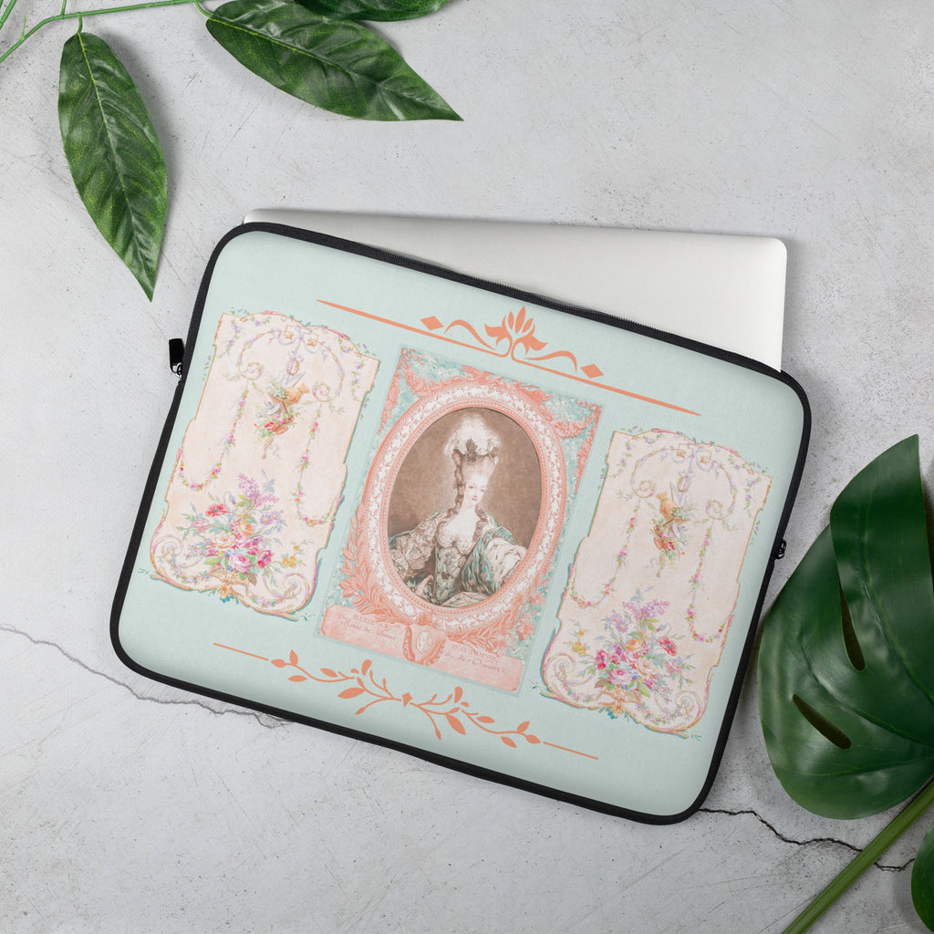 Marie Antoinette & French Panels Laptop Sleeve (13" or 15") - Artwork by Lili