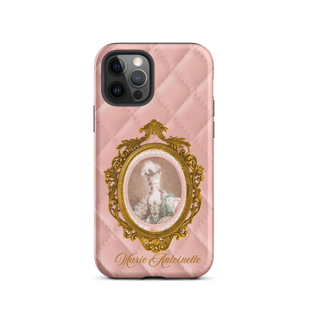 Marie Antoinette Pink Quilted Design Tough Case for iPhone® - Artwork by Lili