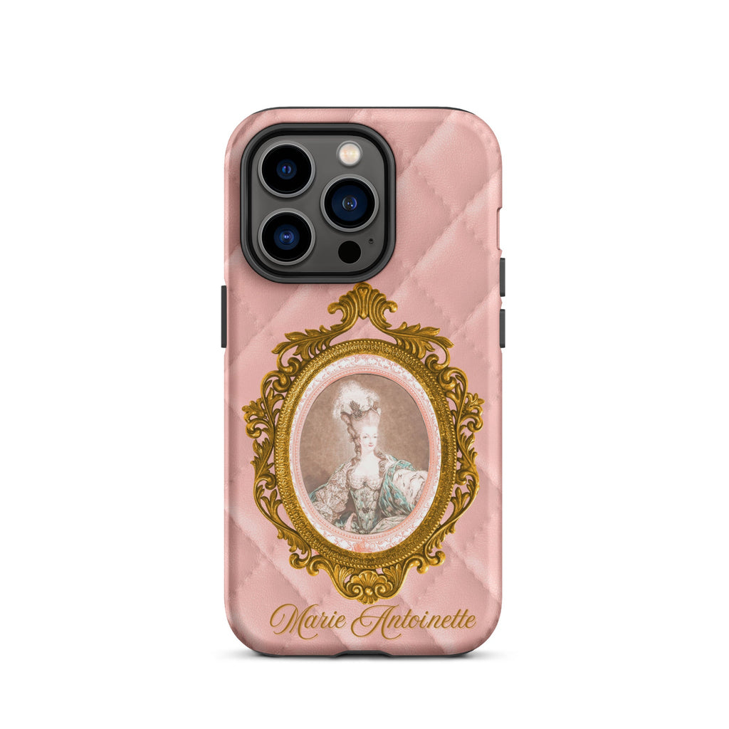 Marie Antoinette Pink Quilted Design Tough Case for iPhone® - Artwork by Lili