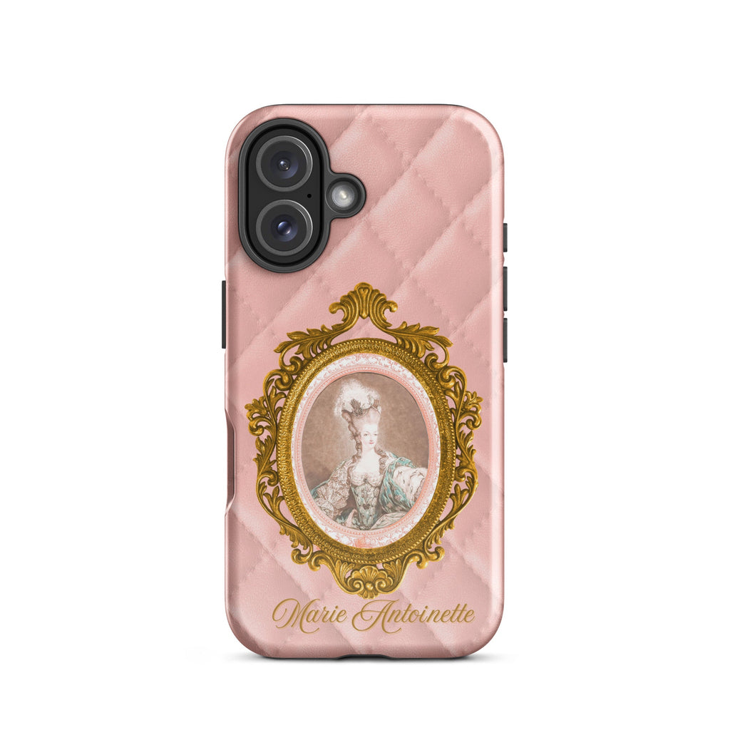 Marie Antoinette Pink Quilted Design Tough Case for iPhone® - Artwork by Lili