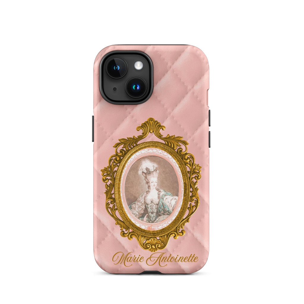 Marie Antoinette Pink Quilted Design Tough Case for iPhone® - Artwork by Lili