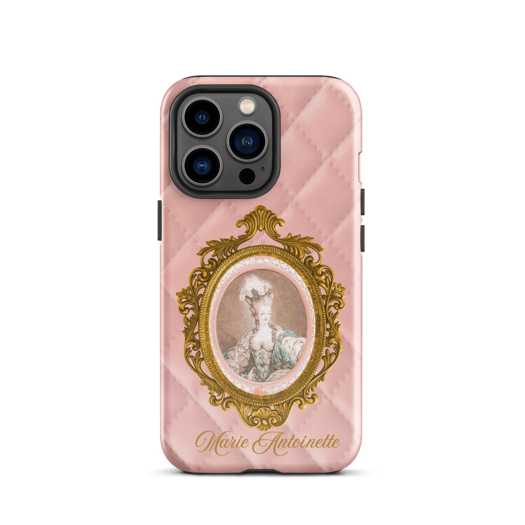 Marie Antoinette Pink Quilted Design Tough Case for iPhone® - Artwork by Lili