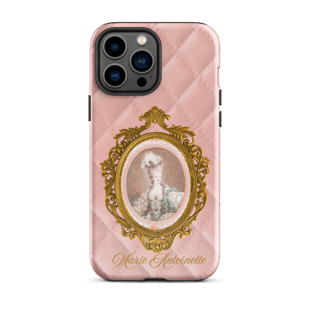 Marie Antoinette Pink Quilted Design Tough Case for iPhone® - Artwork by Lili