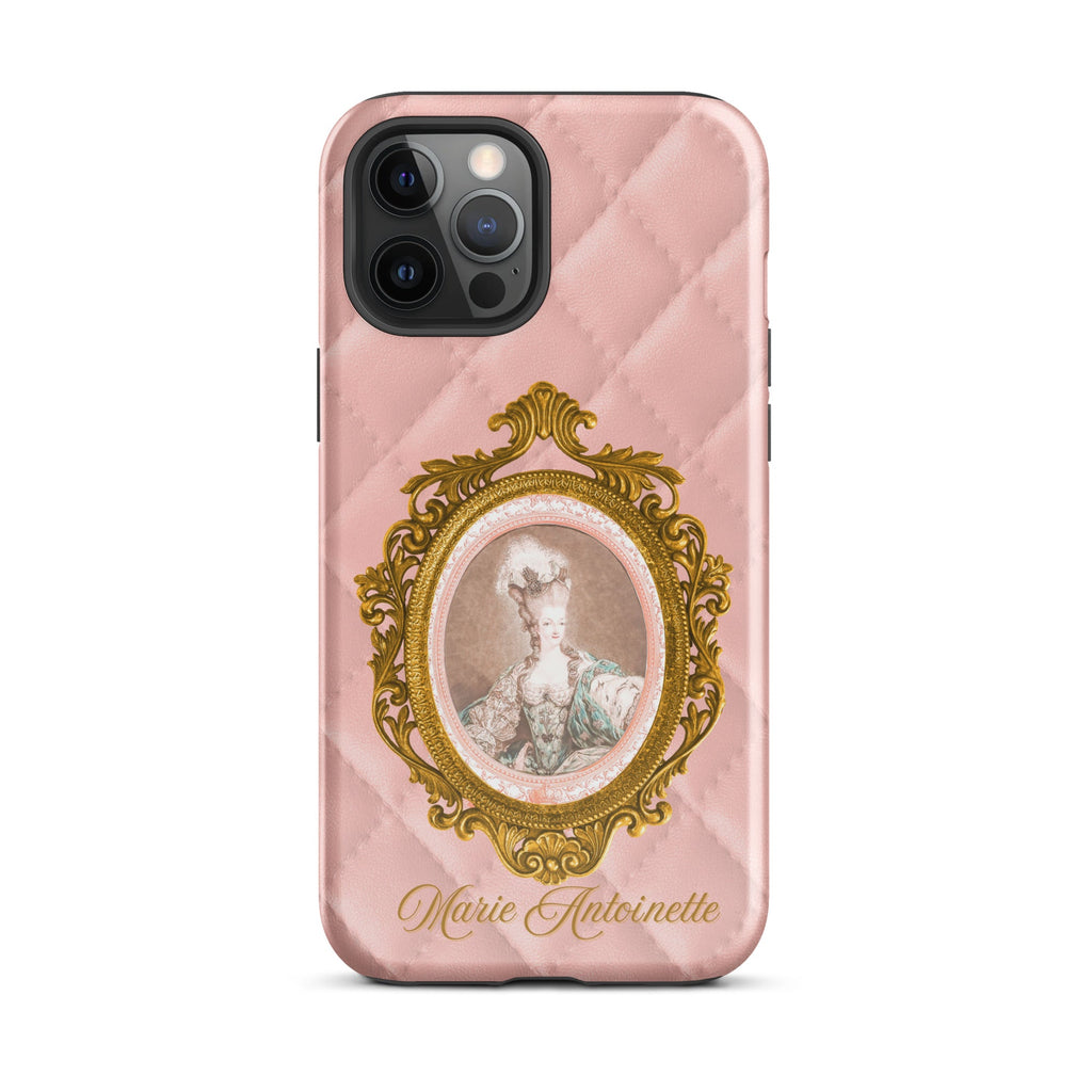 Marie Antoinette Pink Quilted Design Tough Case for iPhone® - Artwork by Lili