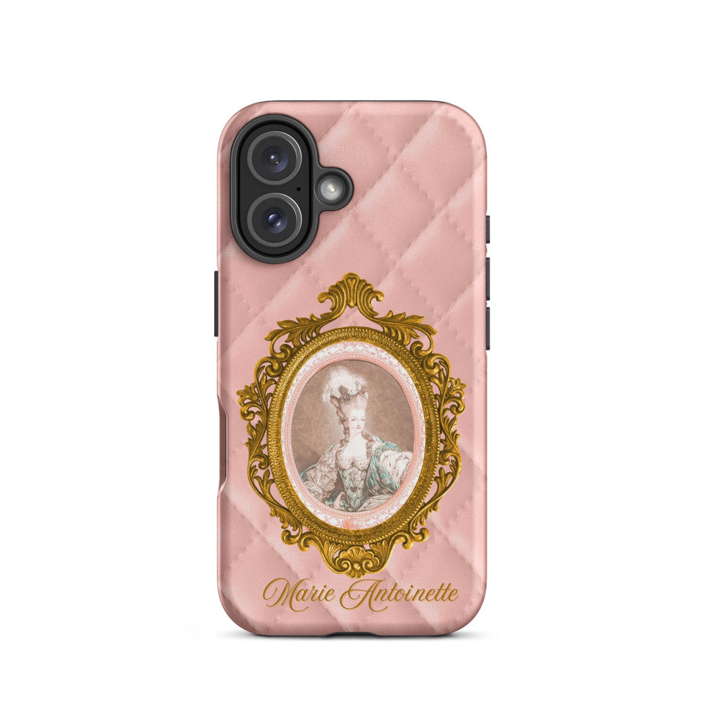 Marie Antoinette Pink Quilted Design Tough Case for iPhone® - Artwork by Lili
