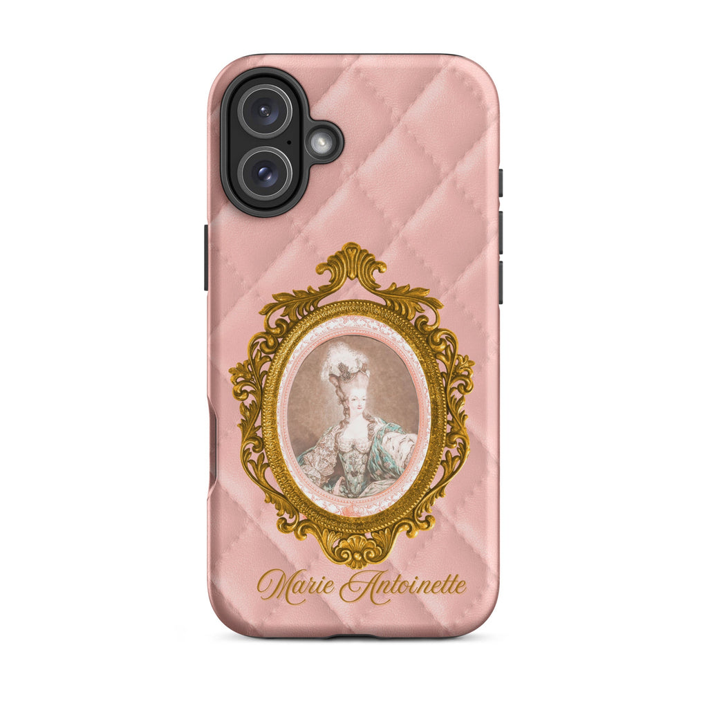 Marie Antoinette Pink Quilted Design Tough Case for iPhone® - Artwork by Lili