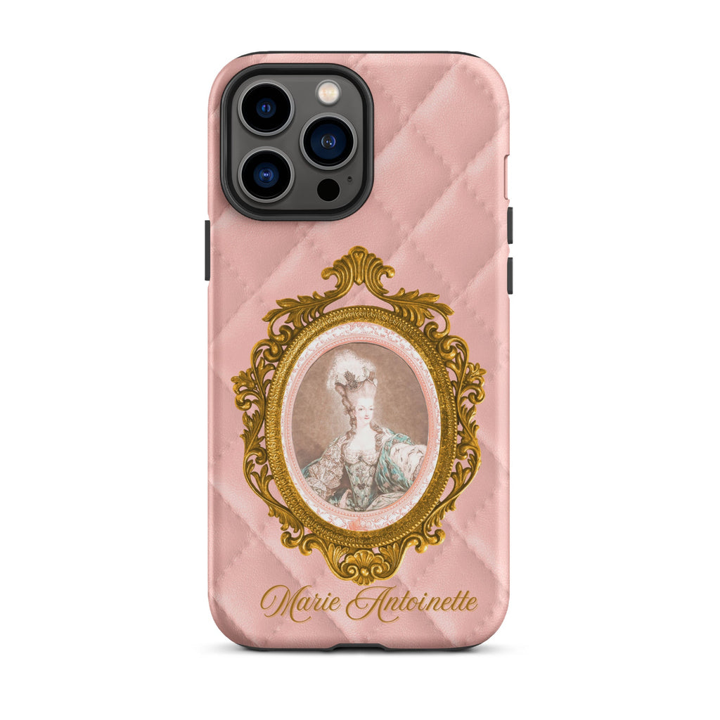 Marie Antoinette Pink Quilted Design Tough Case for iPhone® - Artwork by Lili