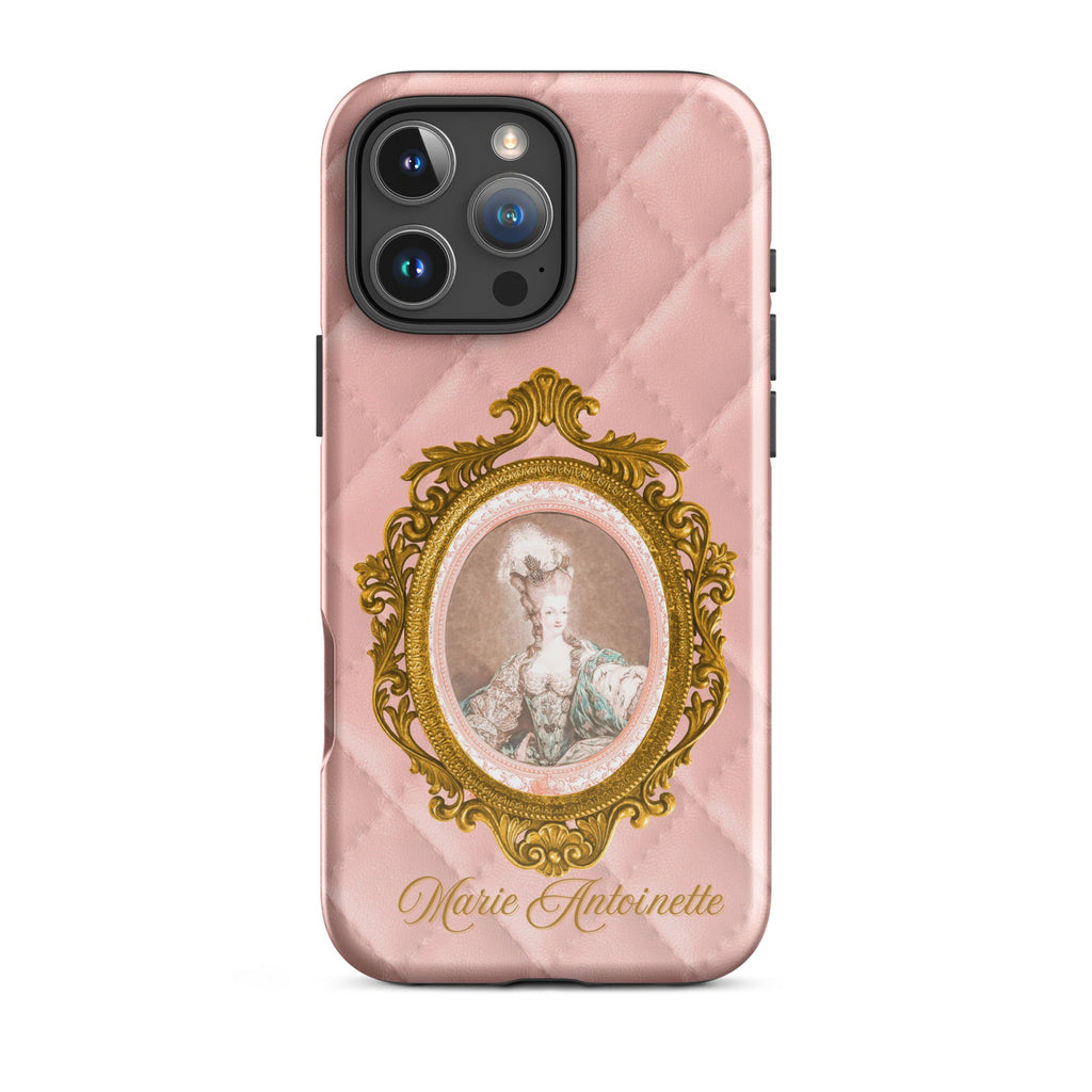 Marie Antoinette Pink Quilted Design Tough Case for iPhone® - Artwork by Lili