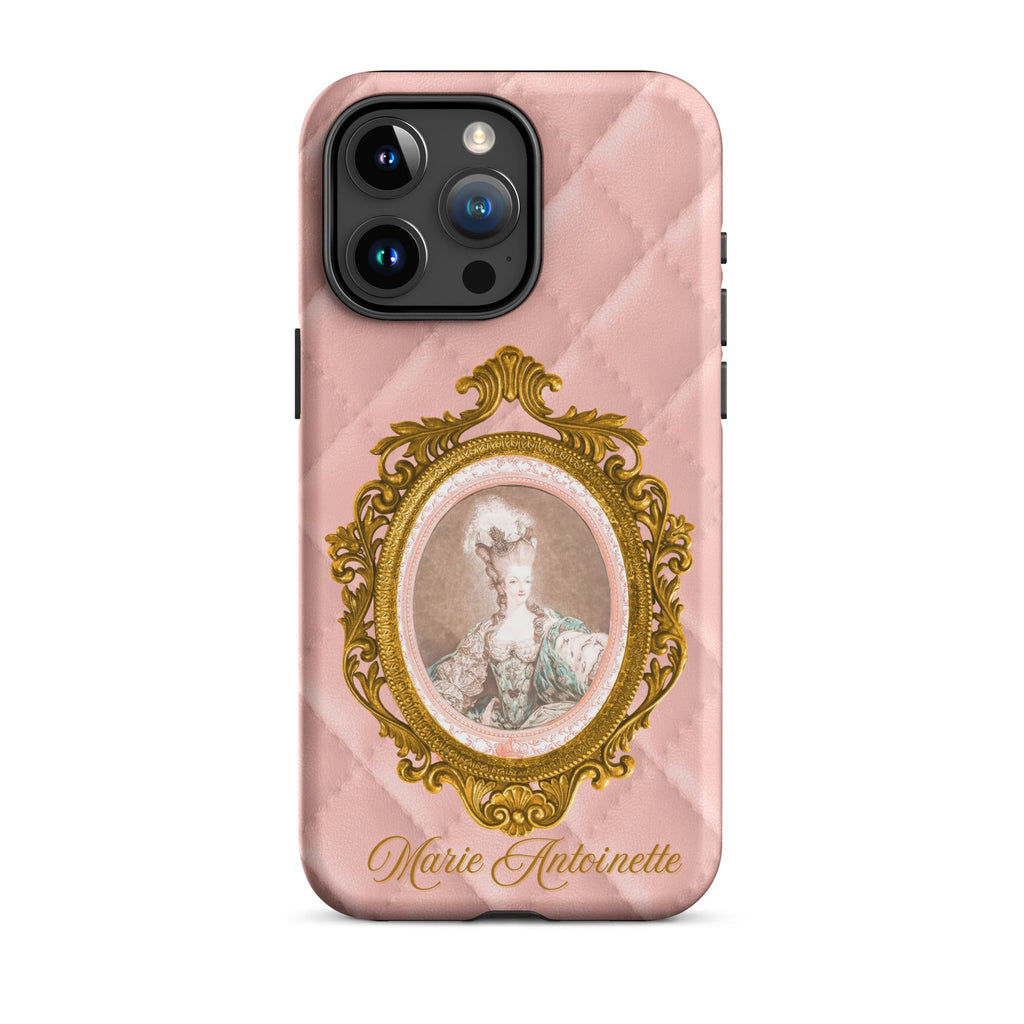Marie Antoinette Pink Quilted Design Tough Case for iPhone® - Artwork by Lili