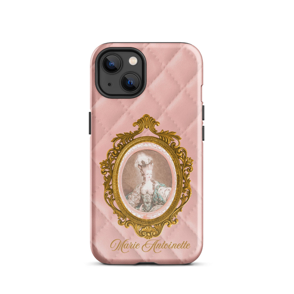 Marie Antoinette Pink Quilted Design Tough Case for iPhone® - Artwork by Lili