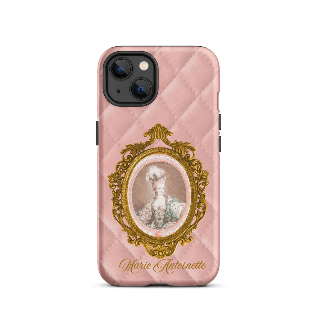 Marie Antoinette Pink Quilted Design Tough Case for iPhone® - Artwork by Lili