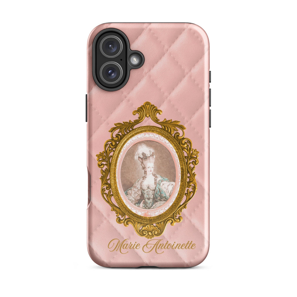 Marie Antoinette Pink Quilted Design Tough Case for iPhone® - Artwork by Lili