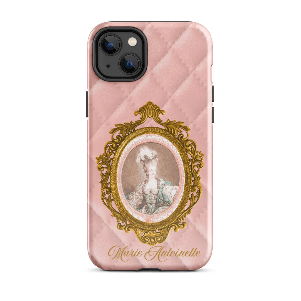 Marie Antoinette Pink Quilted Design Tough Case for iPhone® - Artwork by Lili