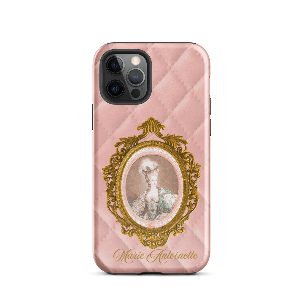 Marie Antoinette Pink Quilted Design Tough Case for iPhone® - Artwork by Lili