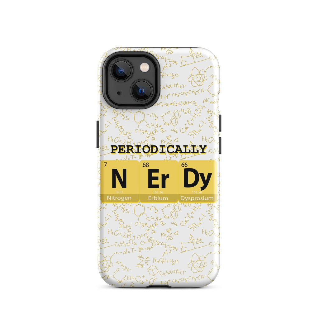 Math/Science "Periodically NERDY" Tough Case for iPhone® - Artwork by Lili