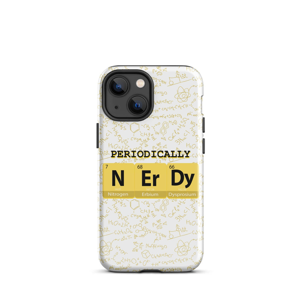 Math/Science "Periodically NERDY" Tough Case for iPhone® - Artwork by Lili