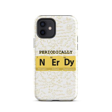 Math/Science "Periodically NERDY" Tough Case for iPhone® - Artwork by Lili