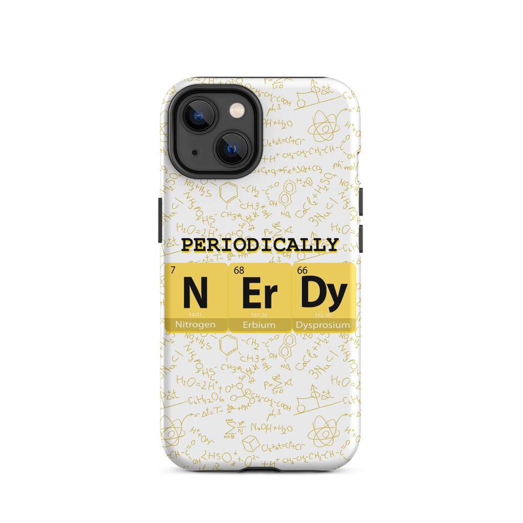 Math/Science "Periodically NERDY" Tough Case for iPhone® - Artwork by Lili