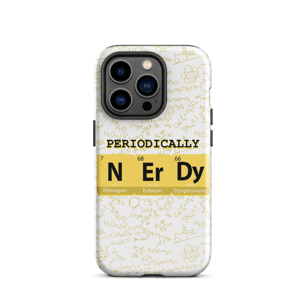Math/Science "Periodically NERDY" Tough Case for iPhone® - Artwork by Lili