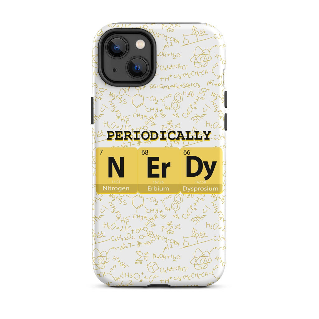 Math/Science "Periodically NERDY" Tough Case for iPhone® - Artwork by Lili