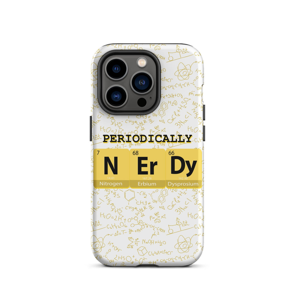 Math/Science "Periodically NERDY" Tough Case for iPhone® - Artwork by Lili